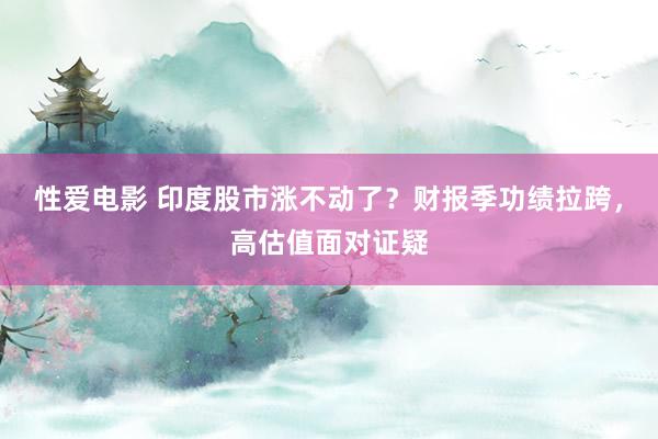 性爱电影 印度股市涨不动了？财报季功绩拉跨，高估值面对证疑