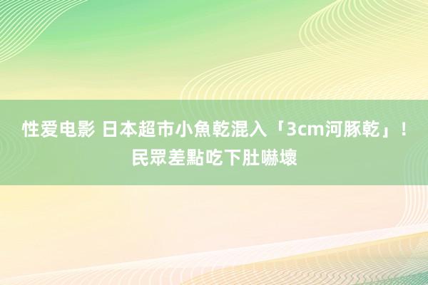 性爱电影 日本超市小魚乾混入「3cm河豚乾」！　民眾差點吃下肚嚇壞